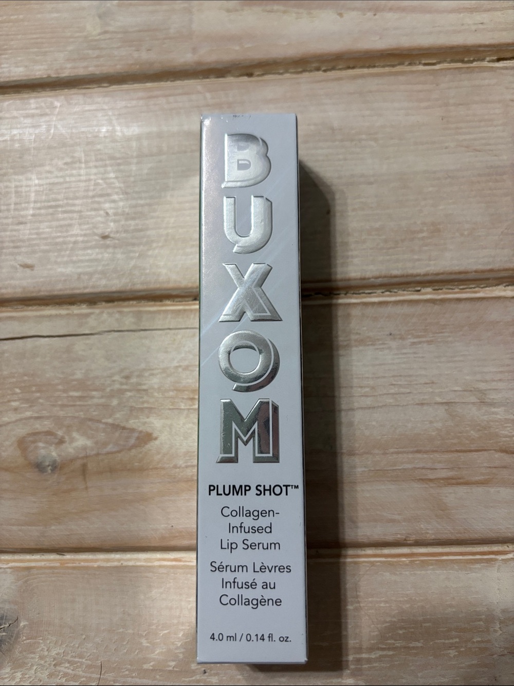 BUXOM Plump Shot Collagen-Infused Lip Serum - White & Silver Accents (8)